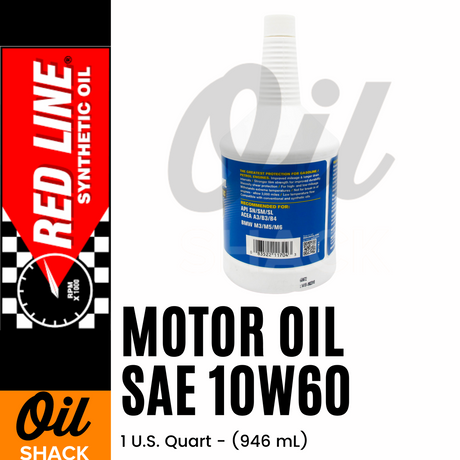 RED LINE 10W60 MOTOR OIL (1 QUART)