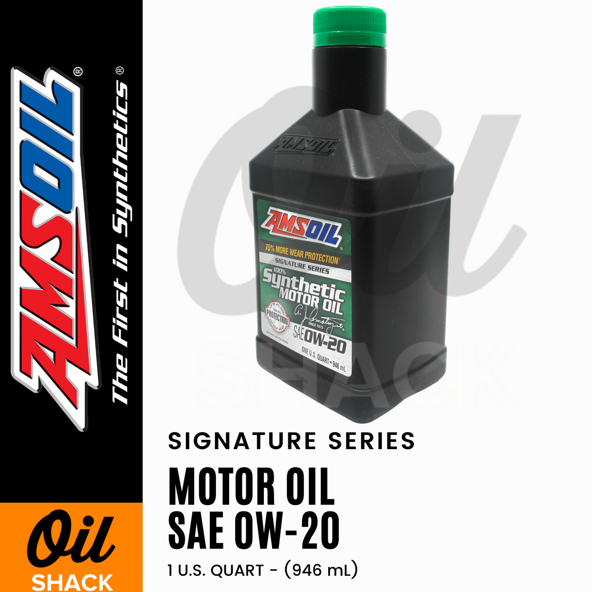 AMSOIL 0W20 SIGNATURE SERIES ENGINE OIL FULLY SYNTHETIC (1 QUART)