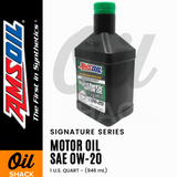 AMSOIL 0W20 SIGNATURE SERIES ENGINE OIL FULLY SYNTHETIC (1 QUART)