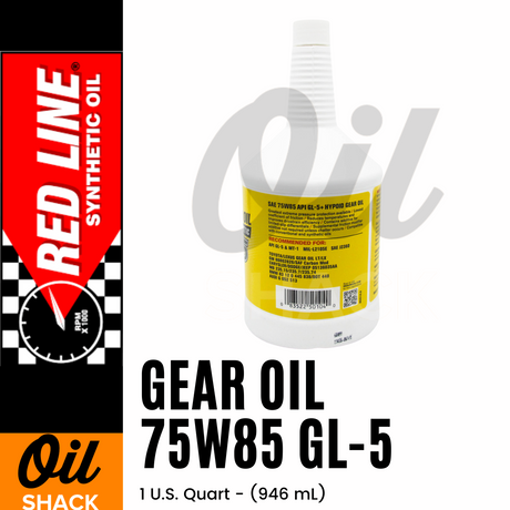 RED LINE 75W85 GL-5 GEAR OIL (1 QUART)