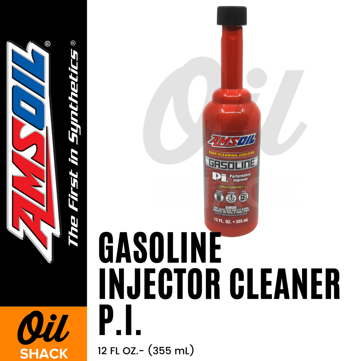 AMSOIL GASOLINE INJECTOR CLEANER P.I. (12 OUNCES)