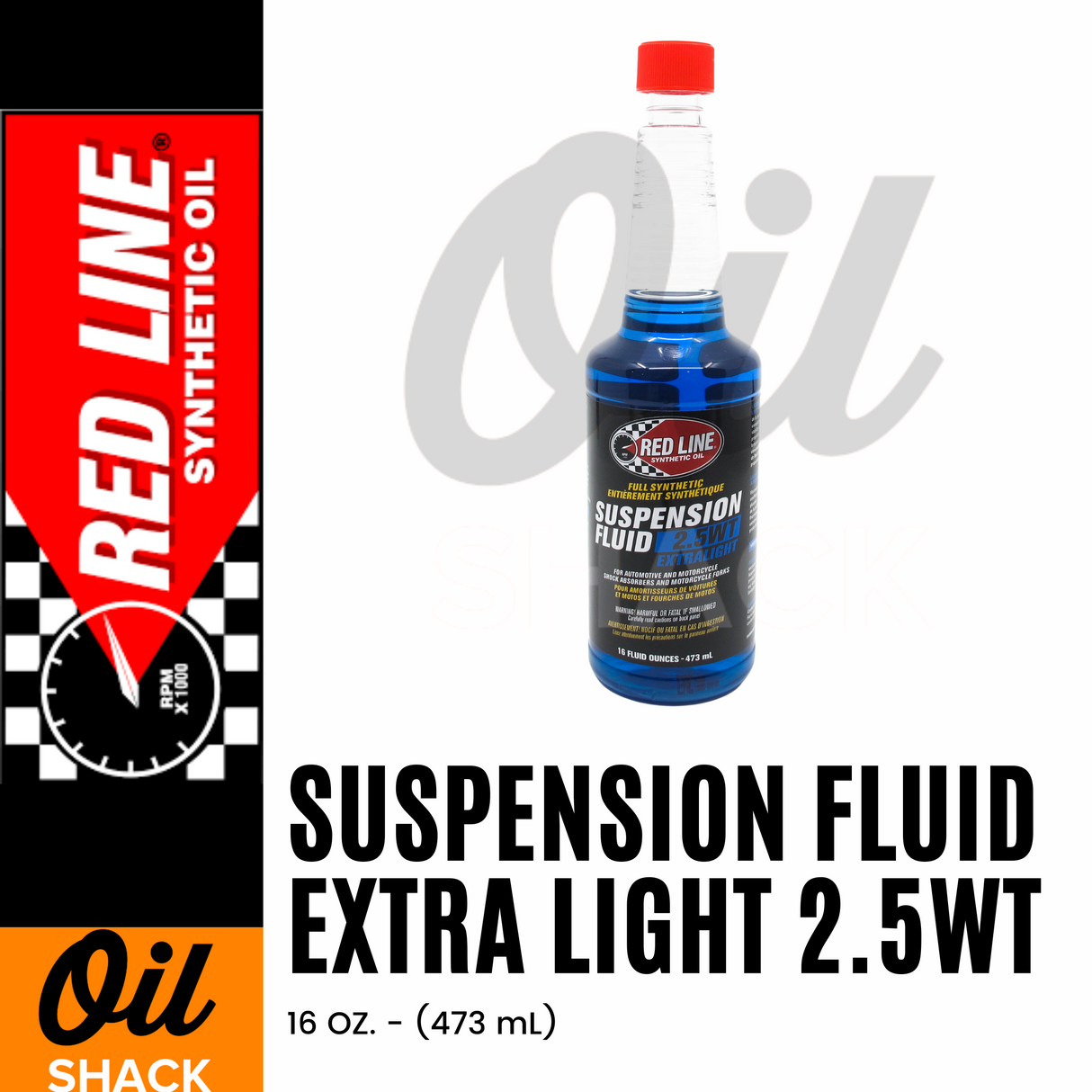 RED LINE EXTRALIGHT 2.5WT SUSPENSION FLUID | 16 OZ