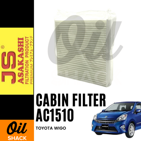 JS ASAKASHI AC1510 CABIN FILTER (TOYOTA WIGO 2014-Present)