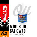 RED LINE 0W40 MOTOR OIL | 1 QUART