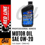 RED LINE PROFESSIONAL-SERIES 0W20 MOTOR OIL | 1 QUART