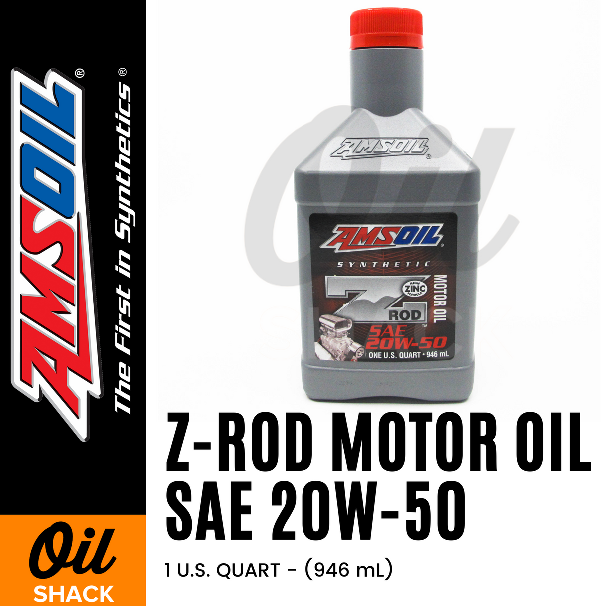 AMSOIL 20W50 Z-ROD ENGINE OIL FULLY SYNTHETIC (1 QUART)