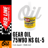 RED LINE 75W90NS GL-5 GEAR OIL | 1 QUART