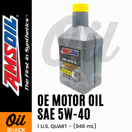 AMSOIL 5W40 OE SERIES ENGINE OIL FULLY SYNTHETIC (1 QUART)