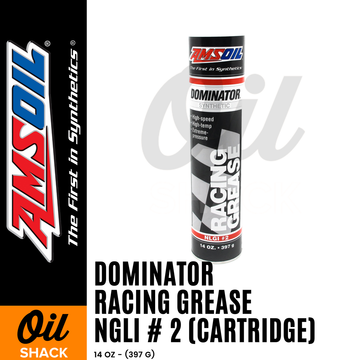 AMSOIL Racing Grease Dominator Series NGLI #2 (14oz Cartridge)