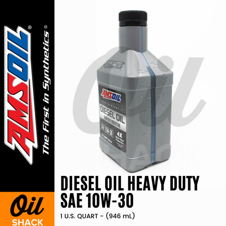 AMSOIL 10W30 DIESEL HEAVY DUTY ENGINE OIL FULLY SYNTHETIC (1 QUART)