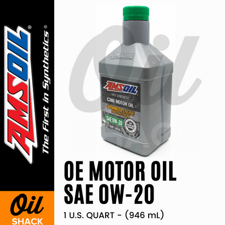 AMSOIL 0W20 OE SERIES ENGINE OIL FULLY SYNTHETIC (1 QUART)