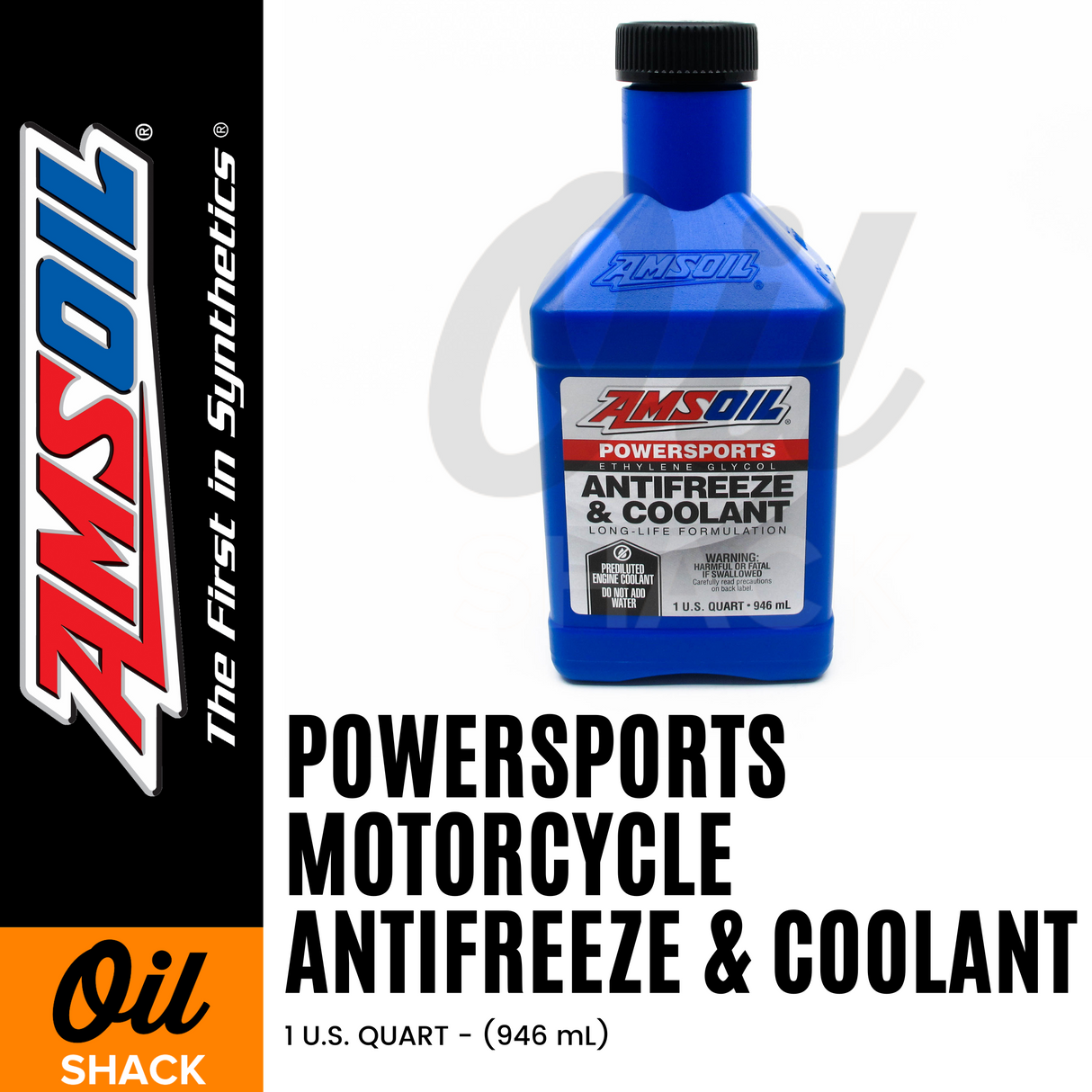 AMSOIL MOTORCYCLE COOLANT (POWERSPORTS) (1 QUART)