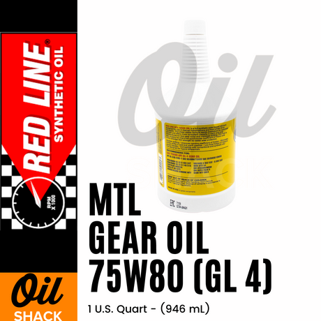 MTL 75W80 GL-4 Gear Oil (Quart)