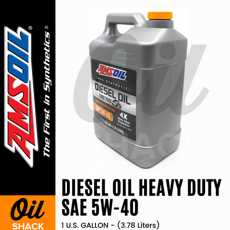 AMSOIL 5W40 DIESEL HEAVY DUTY ENGINE OIL FULLY SYNTHETIC (1 GALLON)