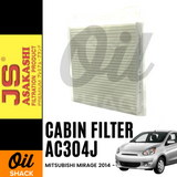 JS ASAKASHI AC304J CABIN FILTER ( MITSUBISHI MIRAGE 2014 to Present)