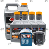 AMSOIL | 5w40 Diesel Heavy Duty Oil Change Bundle 1 GAL, 4 QT, C-111 for Toyota Hi-ace, Fortuner, Hilux, Grandia